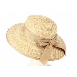 copy of Hepburn Natural Straw Hair Cap Hat - Fléchet
