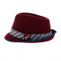 Trilby Ringo Bordeaux hat