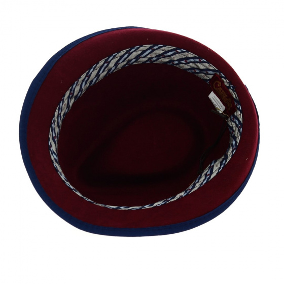 Chapeau Trilby Ringo Bordeaux