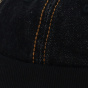 Docker beanie - Black denim visorless cap