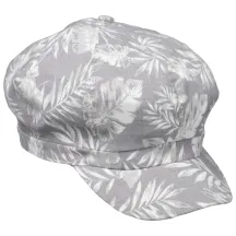 Retro Summer Newsboy Cap Futuna Cotton Gray - Traclet Reference: 9514 | Traclet Hat Shop