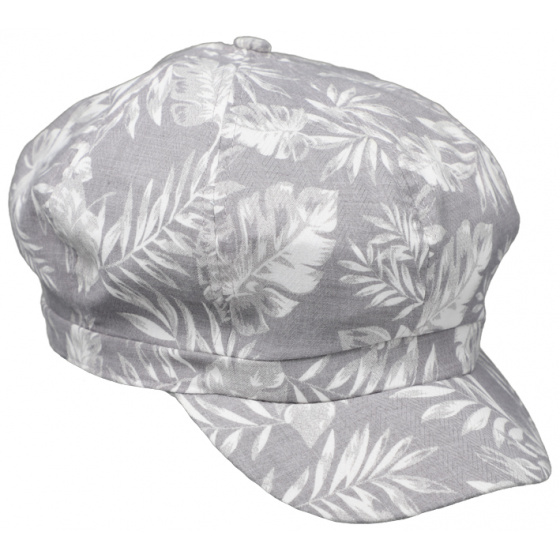 Gavroche Retro Summer Futuna Cotton Grey Cap - Traclet