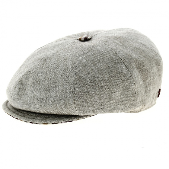 Monte Carlo Eight Panel Cap Light Grey