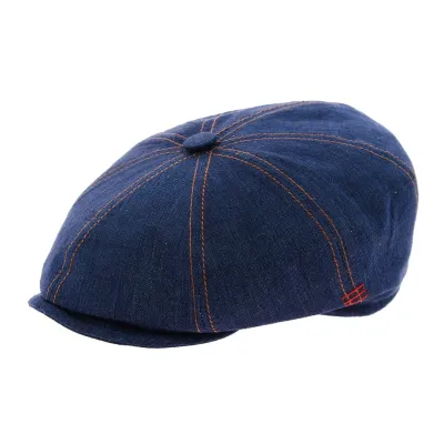 Casquette Annecy Huit cotes bleu marine
