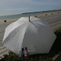 Rosa White Anti-UV & Anti-Infrared Parasol - Soway