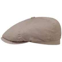 Stetson Brooklyn Midtown Cotton Cap - Beige Reference: 11868 | Traclet Hat Shop