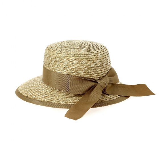 Casquette Visière Cézanne Paille Naturelle - Fléchet Casquette Visière Cézanne Paille Naturelle - Fléchet