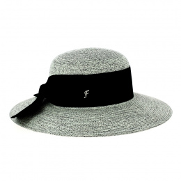Scarlette Paper Straw Wide-Brimmed Hat - Fléchet