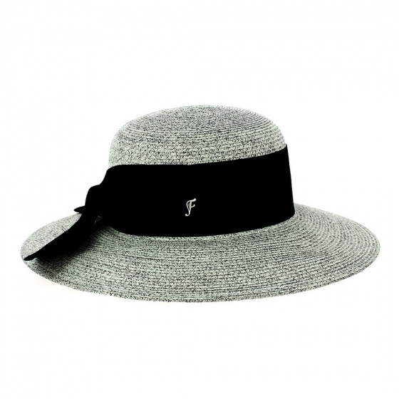 Scarlette Paper Straw Wide-Brimmed Hat - Fléchet