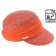 Natural Straw Coral Cap - Seeberger Reference: 9317 | Chapellerie Traclet