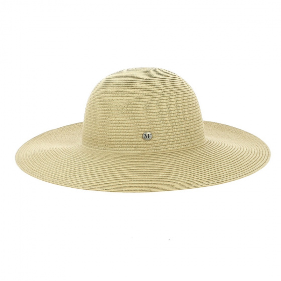 Anita Beige Wide-Brimmed Hat - Fléchet