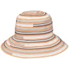 Capeline Nathalie Orange En Tissu - Traclet Reference : 11918 | Chapellerie Traclet