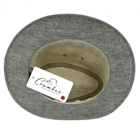 Spencer Grey Safari Traveller Hat - Crambes Spencer Grey Safari Traveller Hat - Crambes