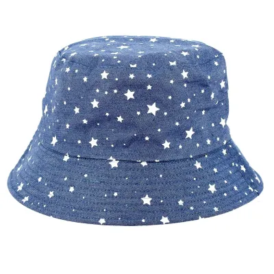 Stars Denim Bucket Hat - Traclet Reference: 11923 | Traclet Hat Shop