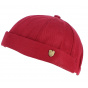 Red Cotton Docker Beanie - Traclet