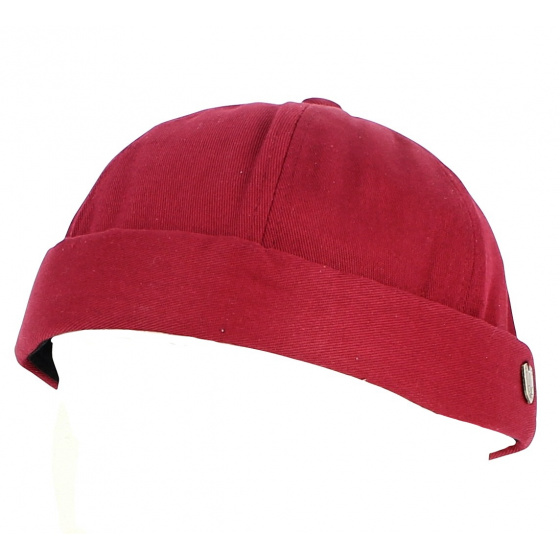 Red Cotton Docker Beanie - Traclet