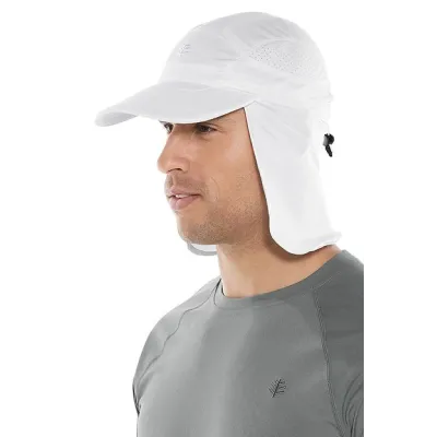 Eisbach Cap with Neck Flap UPF 50+ - Coolibar Reference: 7987 | Chapellerie Traclet