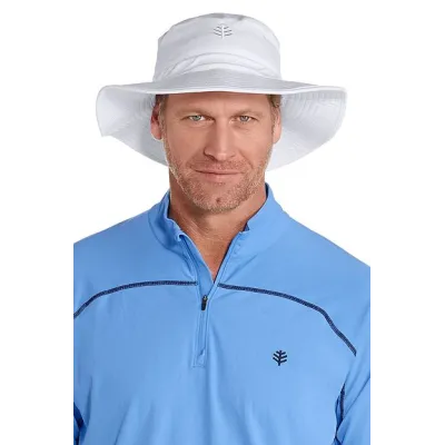 White Yuma Sun Hat UPF 50+ - Coolibar Reference: 11983 | Traclet Hat Shop