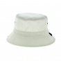 White Cotton Davos Bucket Hat - Crambes