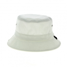 White Cotton Davos Bucket Hat - Crambes