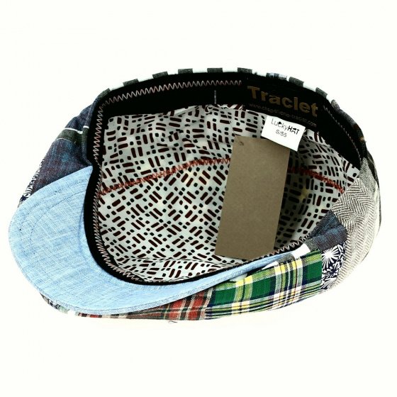 Frederique Traclet Eight-Panel Patchwork Cap Frederique Traclet Eight-Panel Patchwork Cap