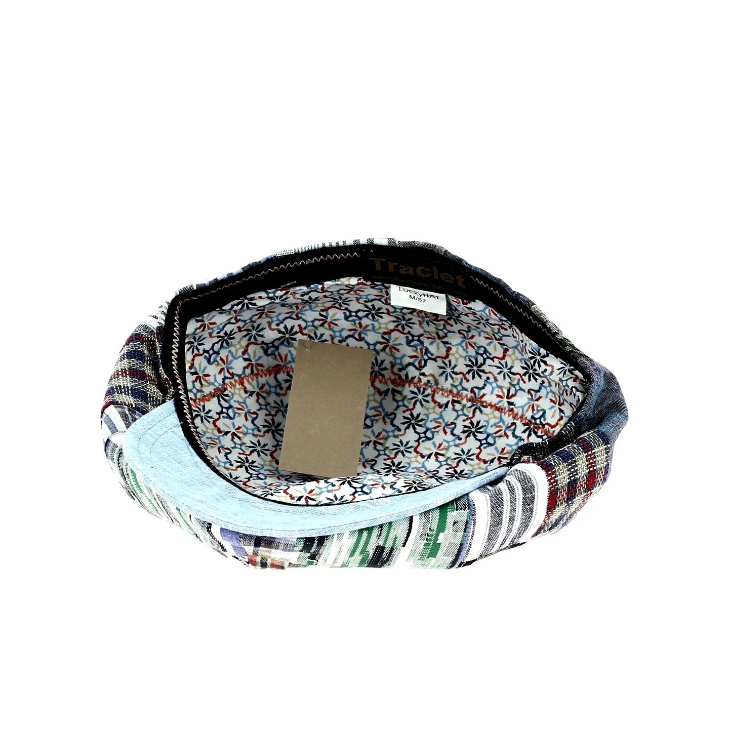 Frederique Traclet Eight-Panel Patchwork Cap Reference: 12008 | Chapellerie Traclet