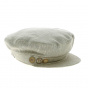 Eleanor Linen Sailor Cap Beige - MTM