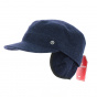 Gore-Tex Army Cap with Ear Flaps Dark Blue - Bugatti