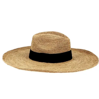 Chapeau Fedora Tuléar Raphia - Traclet Reference : 12035 | Chapellerie Traclet