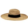 Chapeau Fedora Tuléar Raphia - Traclet Reference : 12035 | Chapellerie Traclet