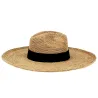 Chapeau Fedora Tuléar Raphia - Traclet Reference : 12035 | Chapellerie Traclet