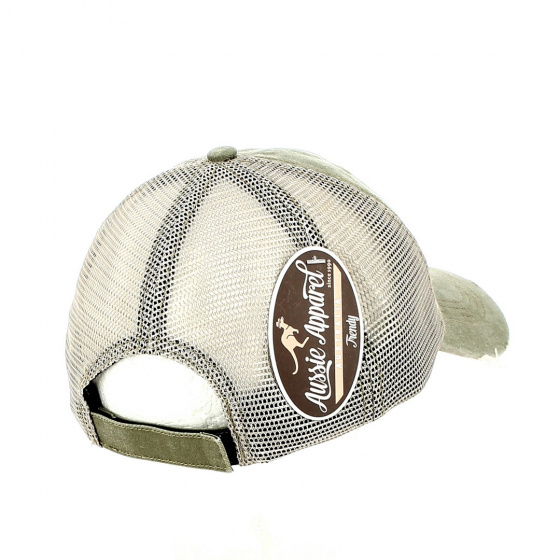 Casquette Baseball Kaki Scratched - Aussie Apparel Casquette Baseball Kaki Scratched - Aussie Apparel