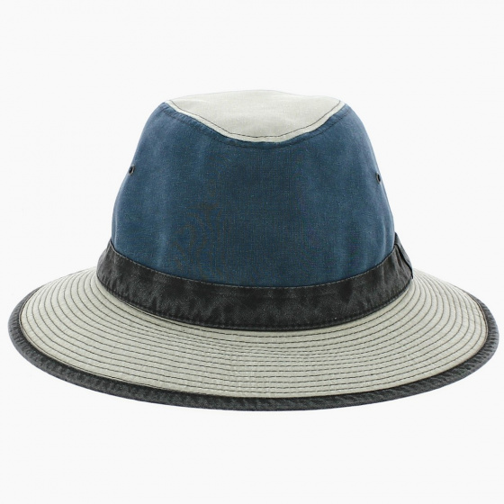 Blue Spenser Safari Traveler Hat - Crambes