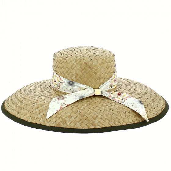 Capeline Grands bords Athéna Paille Naturelle - Traclet