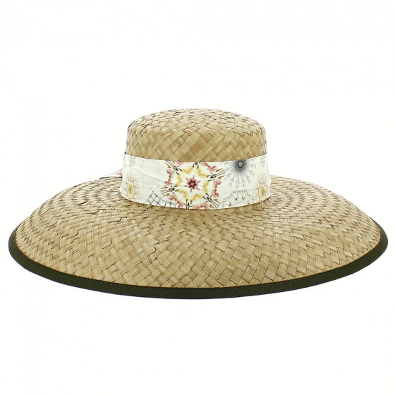 Capeline Grands bords Athéna Paille Naturelle - Traclet