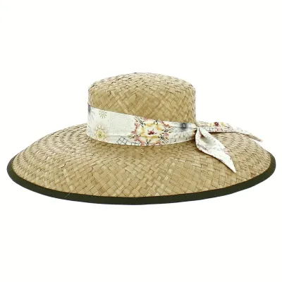 Athena Wide Brim Natural Straw Sunhat - Traclet Reference: 12063 | Traclet Hatmakers