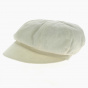 Gavroche Cap - Off white linen - MTM