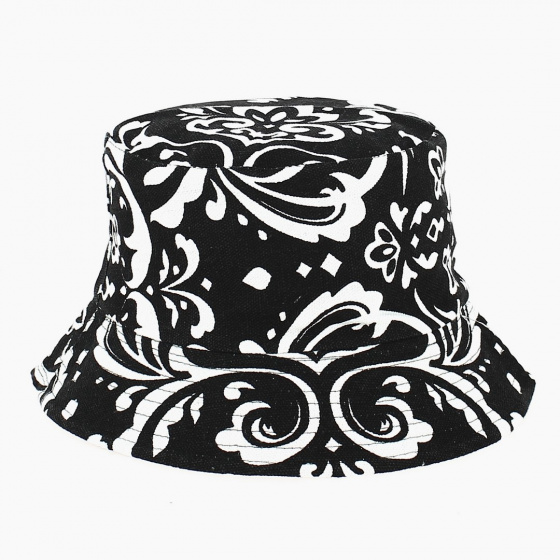 Bob Black and White Floral - Traclet Bob Black and White Floral - Traclet