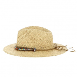 Chapeau Fedora Création Fantasia Raphia - Traclet
