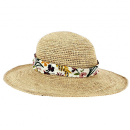Camarilla Raffia Wide Brim Hat - Traclet