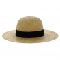 Catalan Wide Brim Natural Straw Hat - Traclet