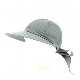 Camila Large Visor Cap Grey - Fléchet
