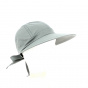 Camila Gray Long Visor Cap with UV 50+ Protection - Traclet