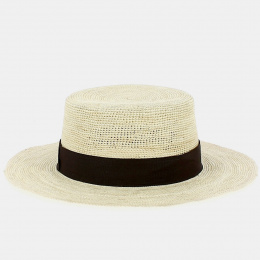 Macas Crochet Panama Boater Hat - Traclet