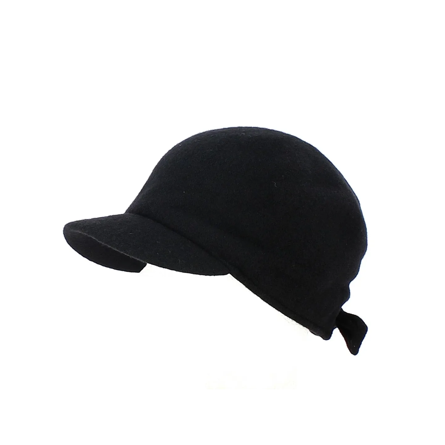 Casquette Gavroche Mélania Noire Laine - Traclet Reference : 12099 | Chapellerie Traclet