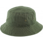 Khaki cotton bucket hat