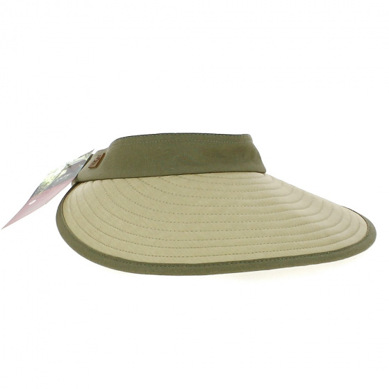 Bauloise Pornichet Khaki Visor Cap - Soway