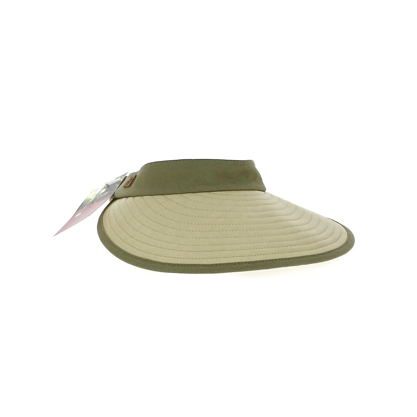 Bauloise Pornichet Khaki Visor Cap - Soway Reference: 12112 | Traclet Hat Shop