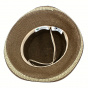 Very Chic Women's Breton Hat Brown & Ivory UPF 50+ Rating - Emthunzini Hats