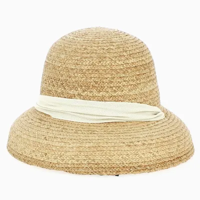 Battista Raffia Cloche Hat - Traclet Reference: 12126 | Traclet Hatmakers